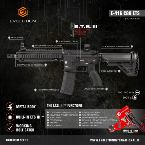 EVOLUTION E-416 CQB ETS III [EH17AR-ETS]