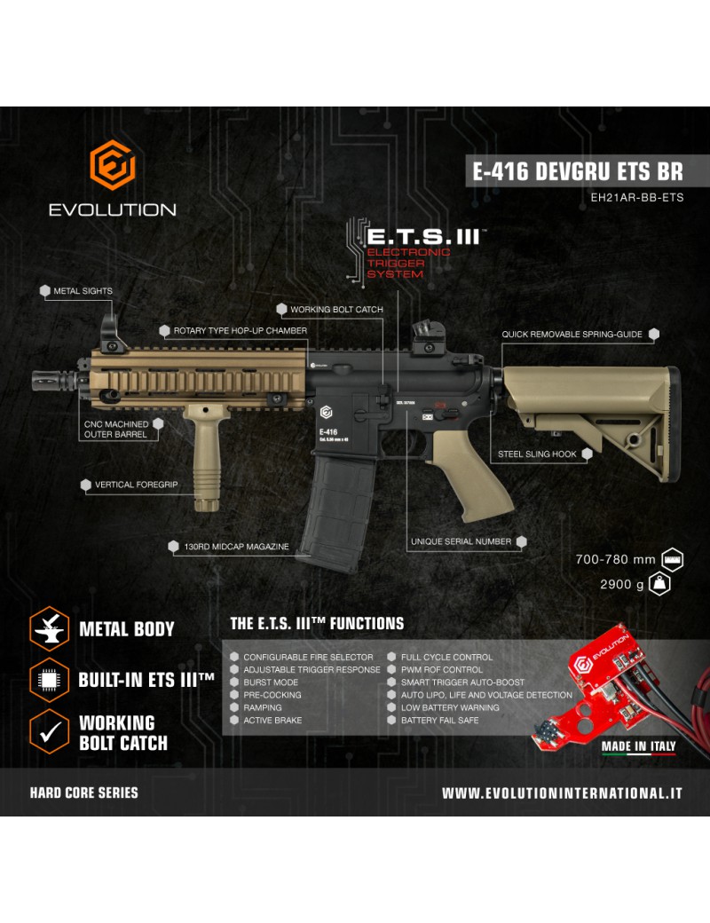 EVOLUTION E-416 DEVGRU ETS BR [EH21AR-BB-ETS]