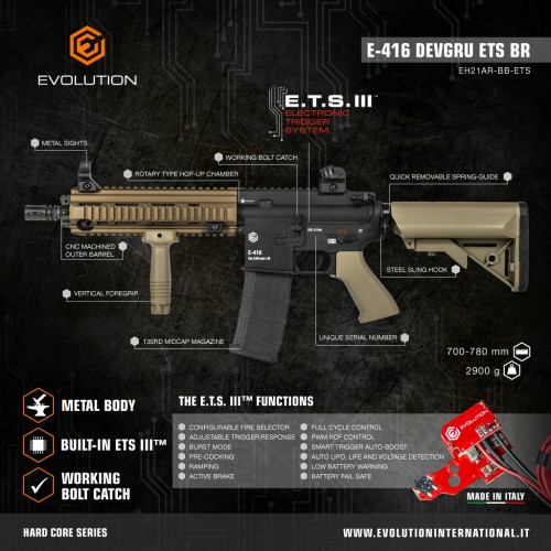 EVOLUTION E-416 DEVGRU ETS BR [EH21AR-BB-ETS]