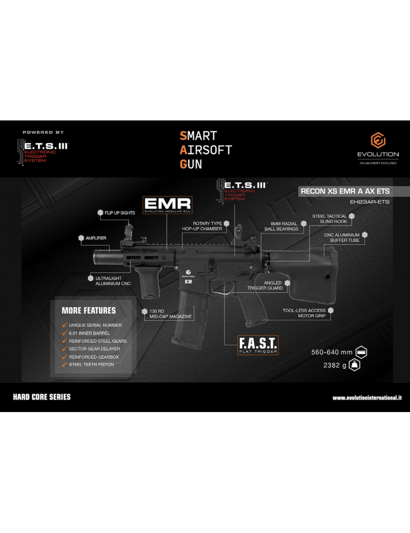 EVOLUTION RECON XS EMR A AX ETS III [EH23AR-ETS]