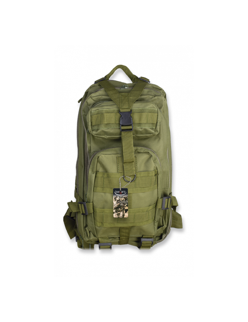 TACTICAL BACKPACK BARBARIC COLOR GREEN 600D [34877-VE]