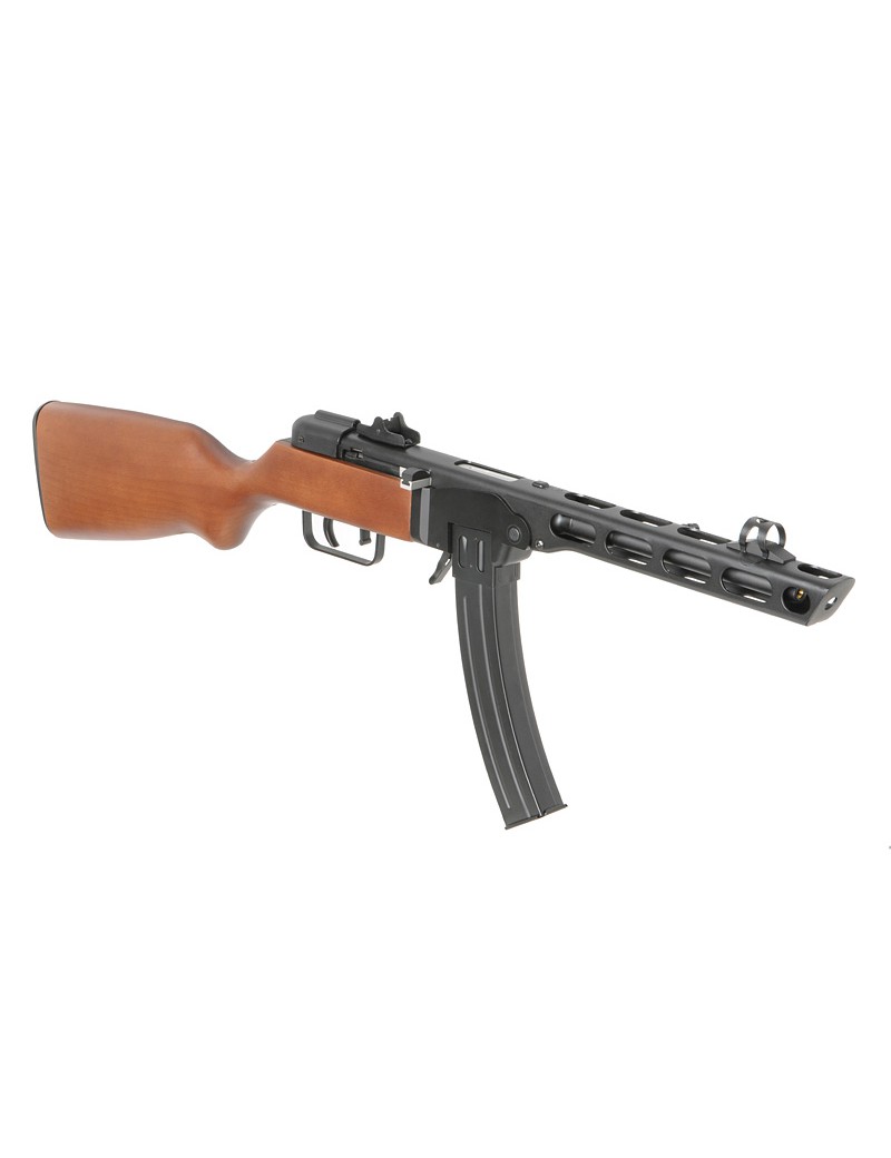 PPSH "PEPESHA" SNOW WOLF FULL METAL MADERA REAL [SW-09W]