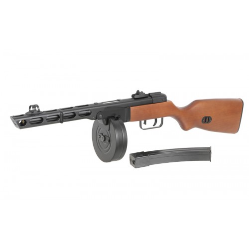 PPSH "PEPESHA" SNOW WOLF PLEIN MÉTAL VRAI BOIS [SW-09W]