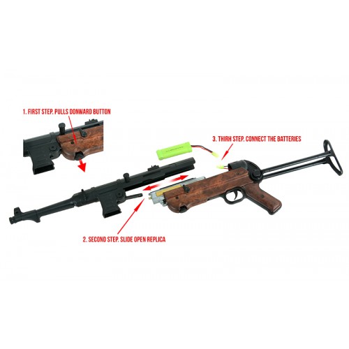 ELEKTRISCHES GEWEHR MOD.MP40 AGM [ MP007W]