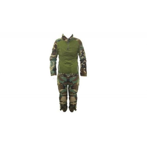 UNIFORME ADVANCE WOODLAND COMBAT SHIRT E PANTALONI [RP-ADV-W]