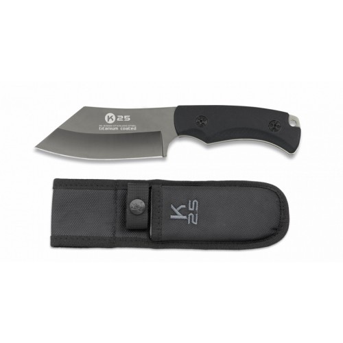 FIXED BLADE KNIFE 10,8 CM WITH NYLON SHEATH K25 [32500]