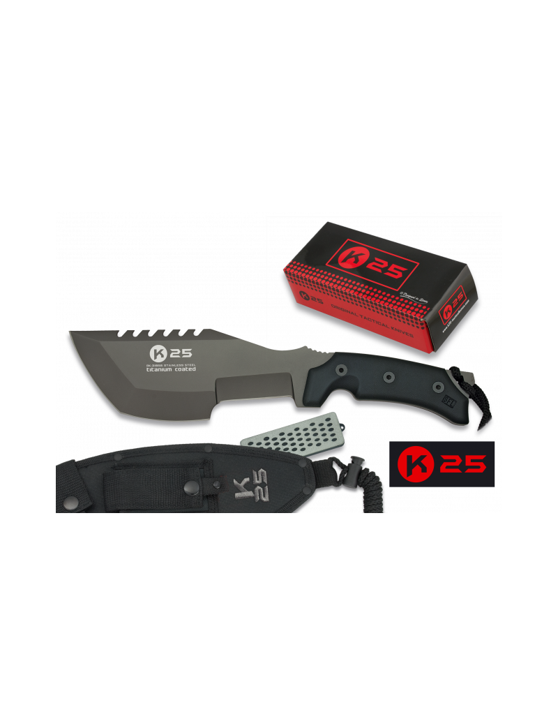 K25 TRACKER TACTICAL KNIFE 19,5 CM BLADE WITH NYLON SHEATH [31955]