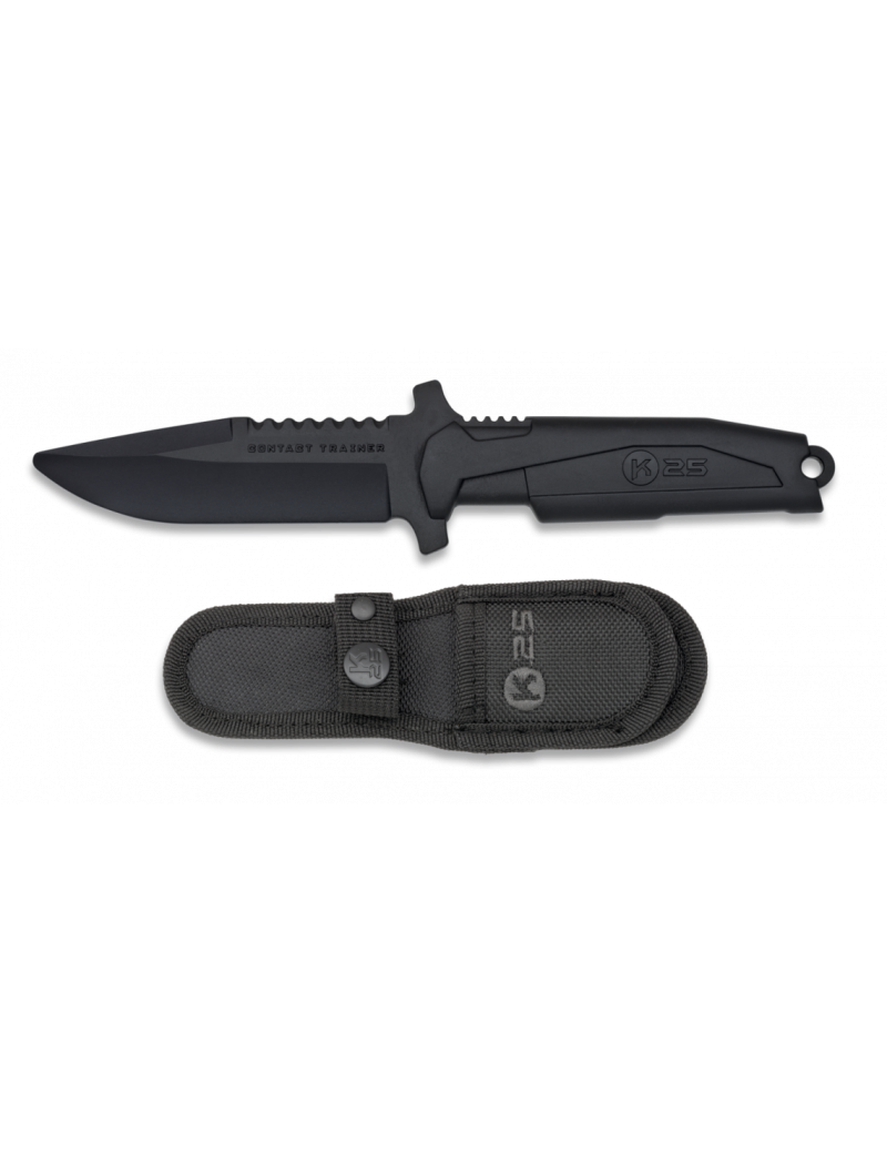CUCHILLO ENTRENAMIENTO 23,5 CM NEGRO K25 [32463]