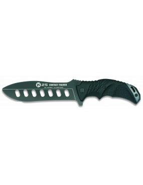 CUCHILLO ENTRENAMIENTO K25 HOJA 15 CM COLOR NEGRO [32182]