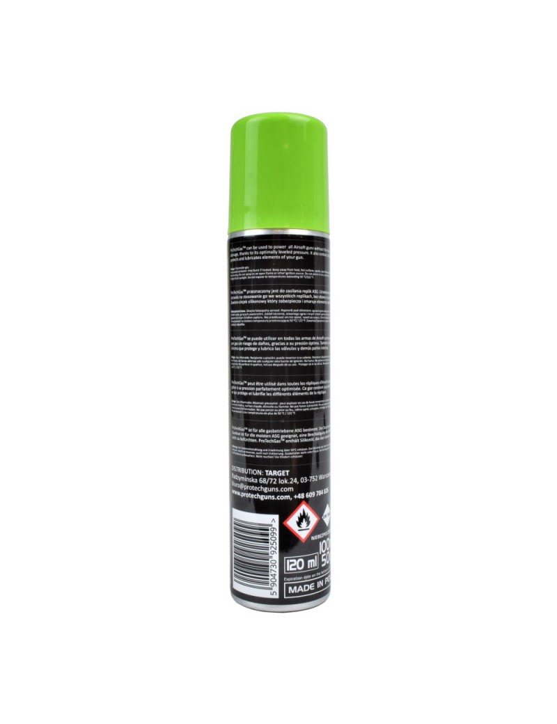 PROTECH GREEN GAS GUNS AIRSOFT 100/120ML [PROT-004] [PTG198003]