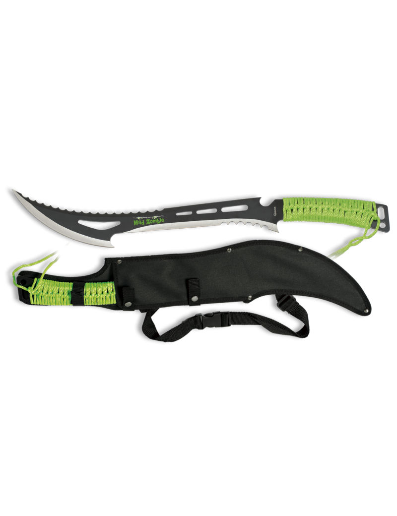 FACÃO MAD ZOMBIE ALBAINOX LÂMINA 44 CM CABO COM PARACORD [32271]