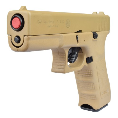 BRUNI PISTOLA DETONDORA GAP CALIBRE 9MM DESIERTO [BR-1401D]