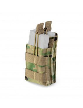 TASCA DOPPIO CARICATORE M4 SGANCIO RAPIDO MULTICAM  [D5-M4OS MC]