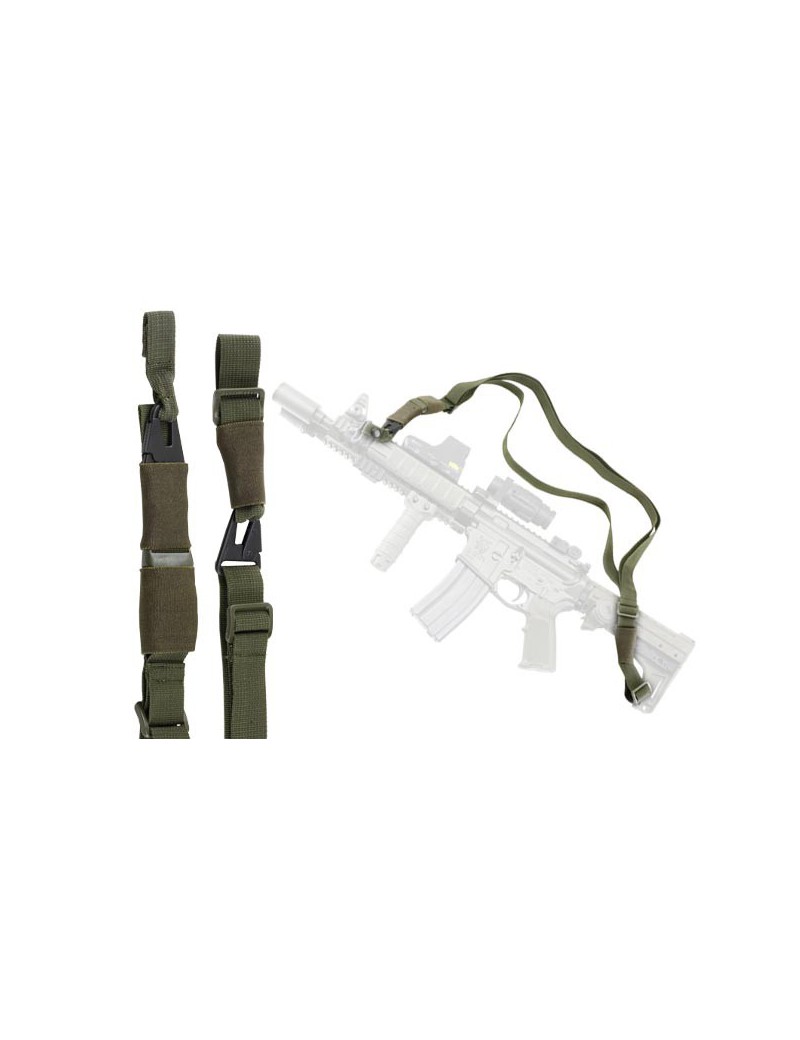 DEFCON 5 ÉLINGUES D'ASSAUT TACTIQUE 2 POINTS POUR FUSILS, TAN [D5-2003 CT]