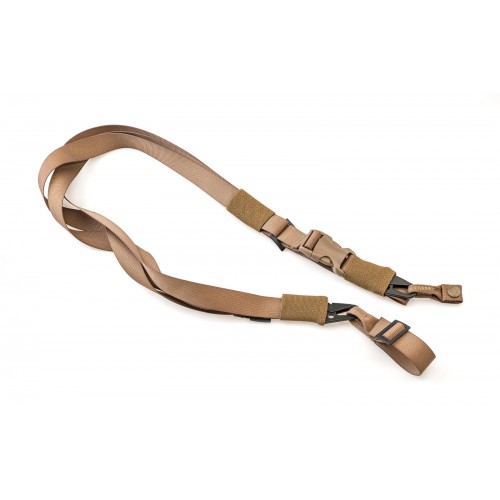 DEFCON 5 ÉLINGUES D'ASSAUT TACTIQUE 2 POINTS POUR FUSILS, TAN [D5-2003 CT]