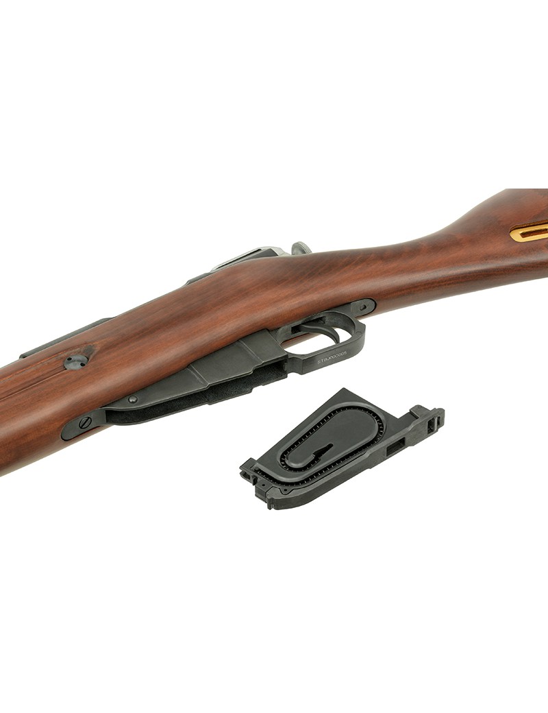 S&T M1891/30 MOSING NAGANT FRANCOTIRADOR DE MUELLE DE MADERA REAL [STSPG20RW]