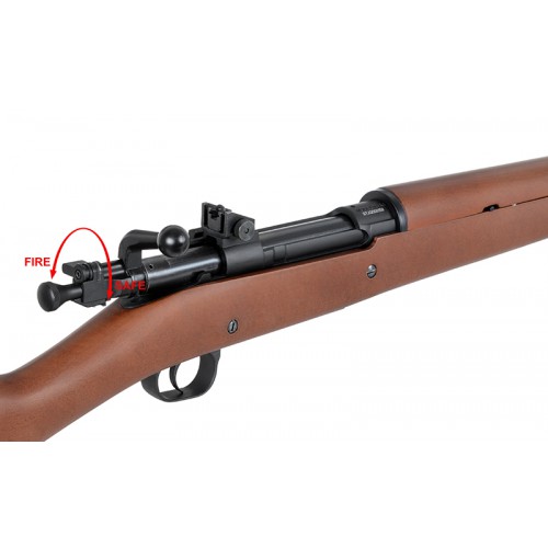 S&T M1903A3 FRANCOTIRADOR DE MUELLE DE MADERA REAL [STSPG09]