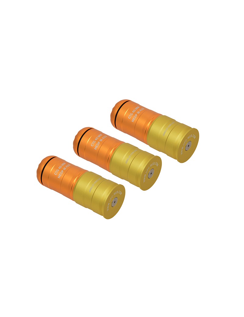 GRENADE S&T 40MM 120bb ENSEMBLE 3 PIÈCES [UFCCART01S]