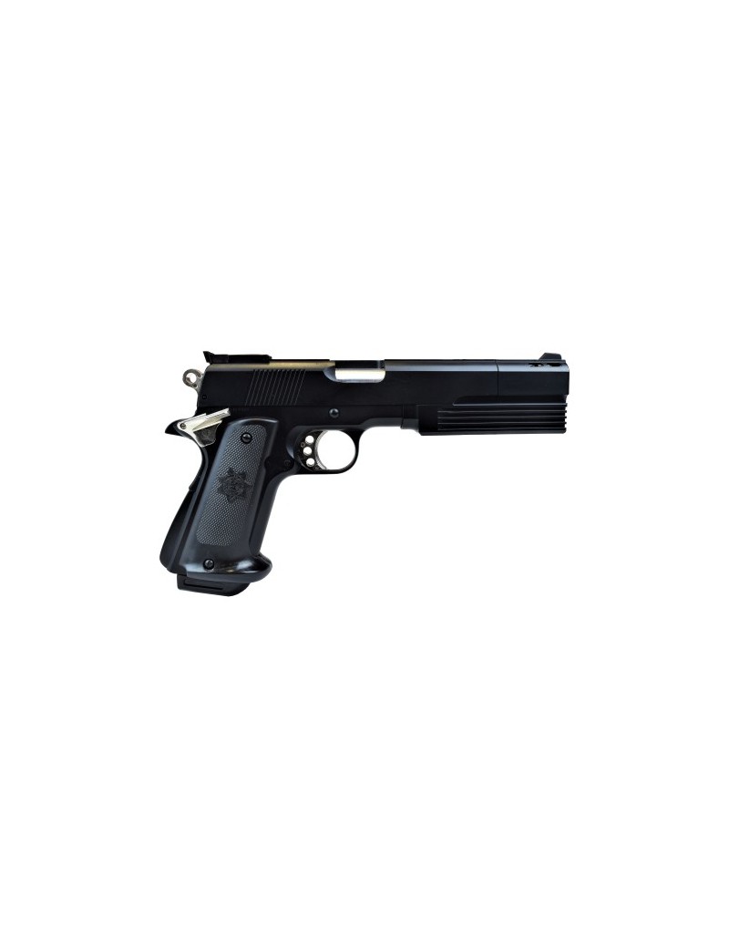 HFC COMBAT COMMANDER 1911 GAS FESTLAUF SCHWARZ [HG 125B]