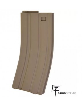 SAIGO DEFENSE CARGADOR MEDIA CAPACIDAD M4 140 BB TAN [SGA0022T]