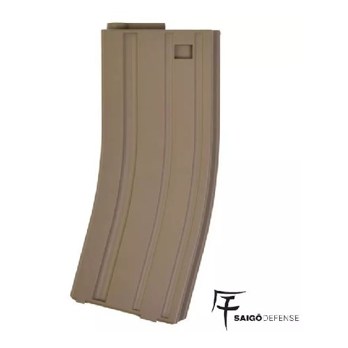 SAIGO DEFENSE CARICATORE M4 MONOFILARE 140 BB TAN[SGA0022T]