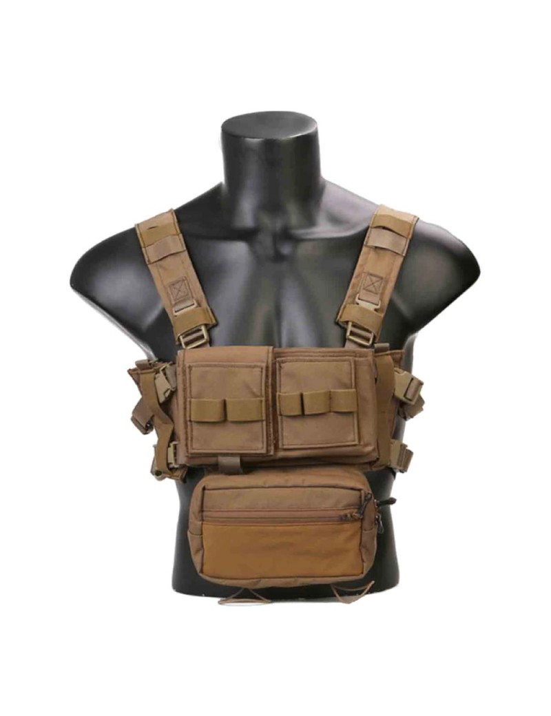 EMERSONGEAR TACTICAL CHEST RIG COYOTE MARROM [EM2961CB]