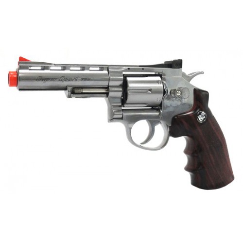 REVOLVER CO2 701 SILVER FULL METAL  [C 701S]