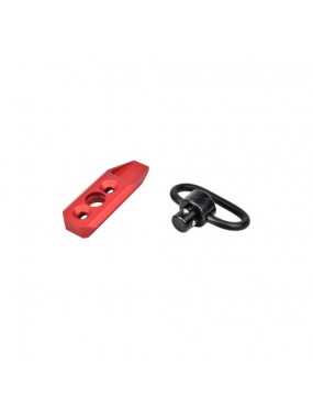 BIG DRAGON GANCHO QD PARA SLING COM FIXAÇÃO KEYMOD VERMELHO [BD-9081B]