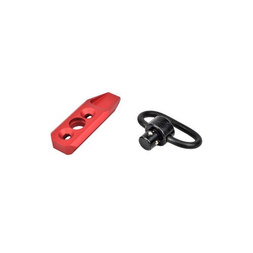 BIG DRAGON GANCHO QD PARA SLING COM FIXAÇÃO KEYMOD VERMELHO [BD-9081B]