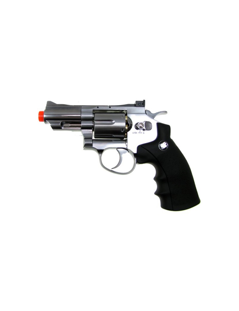 WIN GUN REVOLVER CO2 708 SILBER VOLLMETALL  [C 708S]