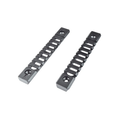 JS-TACTICAL SLITTA STANDARD 20MM 9 SLOTS PER KEYMOD NERO - 2 PEZZI [JS-KMRL11]