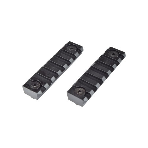 JS-TACTICAL SLITTA STANDARD 20MM 7 SLOTS PER M-LOK NERO - 2 PEZZI [JS-MLR7]
