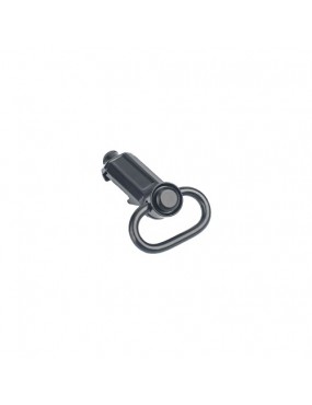 METAL GANCIO CINGHIA QD CON ATTACCO PER SLITTE 20MM NERO [ME4011-B]