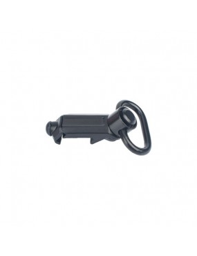 METAL GANCIO CINGHIA QD CON ATTACCO PER SLITTE 20MM NERO [ME4011-B] 2