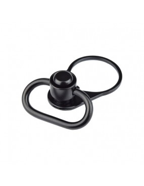 JS-TACTICAL PLACA EXTREMA  GIRATORIA CON GANCHO QD PARA ESLINGA NEGRO [JS-LP1] 2