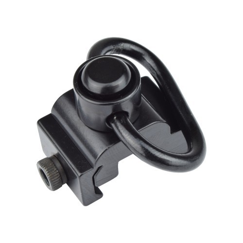 JS-TACTICAL QD SLING SWIVEL MIT 20-MM-SCHIENENMONTAGE SCHWARZ [JS-SW43]