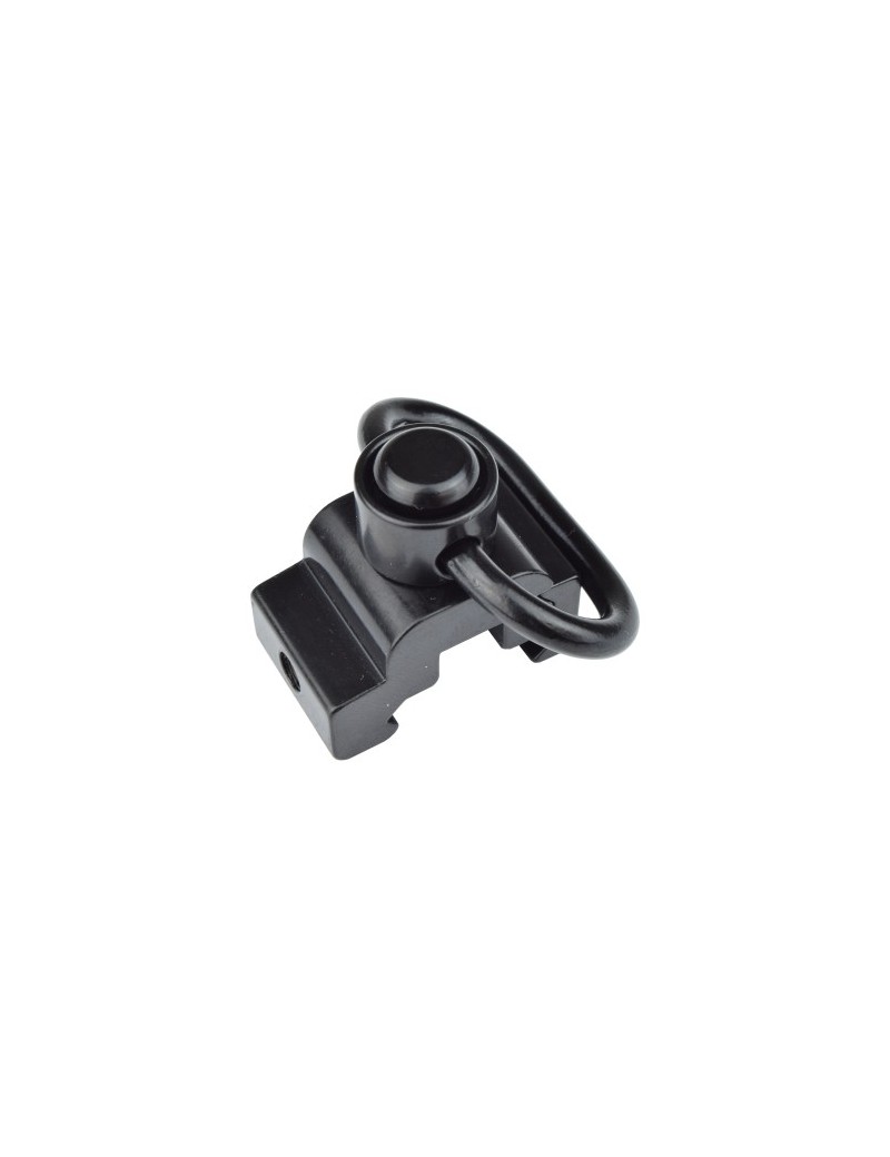 JS-TACTICAL QD SLING SWIVEL WITH 20MM RAILS MOUNT BLACK [JS-SW43]