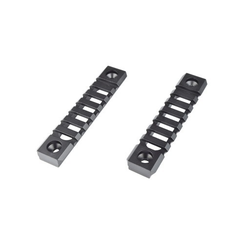 JS-TACTICAL SLITTA STANDARD 20MM 7 SLOTS PER KEYMOD NERO - 2 PEZZI [JS-KMRL9]