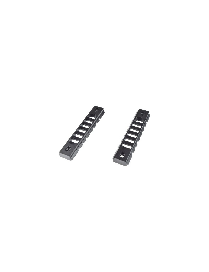 JS-TACTICAL SLITTA STANDARD 20MM 7 SLOTS PER KEYMOD NERO - 2 PEZZI [JS-KMRL9]