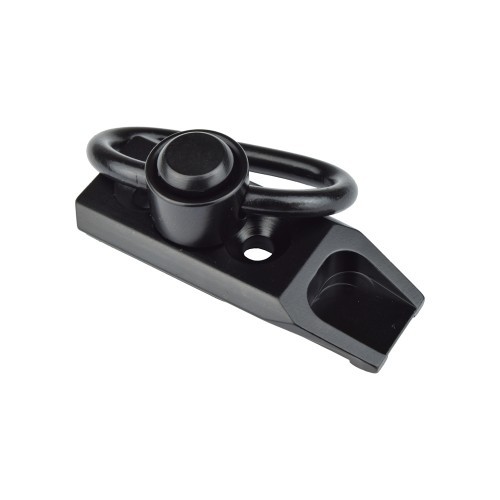 JS-TACTICAL QD SLING GIRATÓRIO COM MONTAGEM KEYMOD  PRETO [JS-SWKMB]