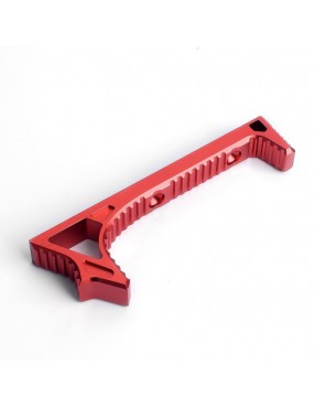 METAL LINK CURVED FOREGRIP FOR KEYMOD RED [ME6076-RED]