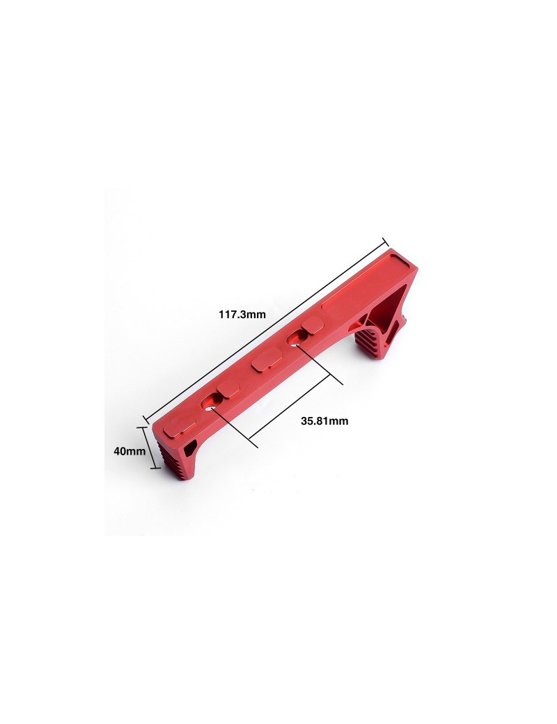 LIEN AVANT COURBÉ POUR KEYMOD ROUGE [ME6076-RED]
