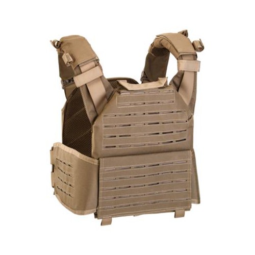 DEFCON 5 STORM PLATE CARRIER AVEC SYSTÈME DE DÉGAGEMENT RAPIDE + TRIPLE MAG. POCHETTE COYOTE TAN [D5-BAV23 CT]