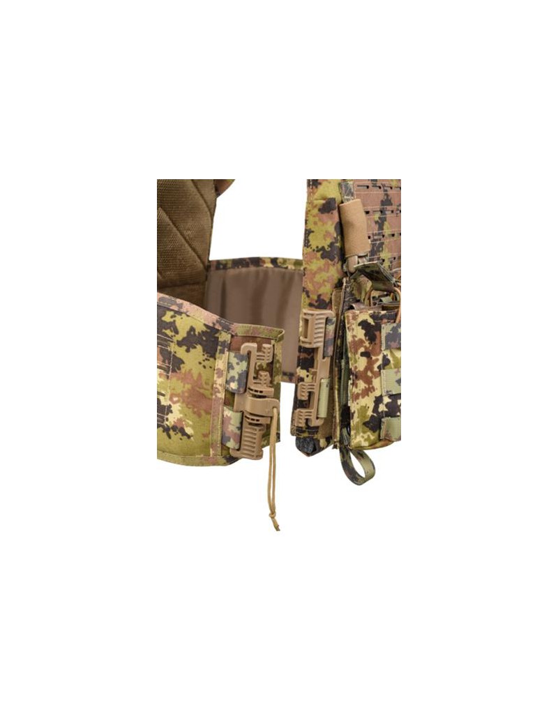 DEFCON 5 STORM PLATE CARRIER CON SISTEMA DE LIBERACIÓN RÁPIDA + TRIPLE BOLSILLO MAG. VERDE [D5-BAV23 OD]