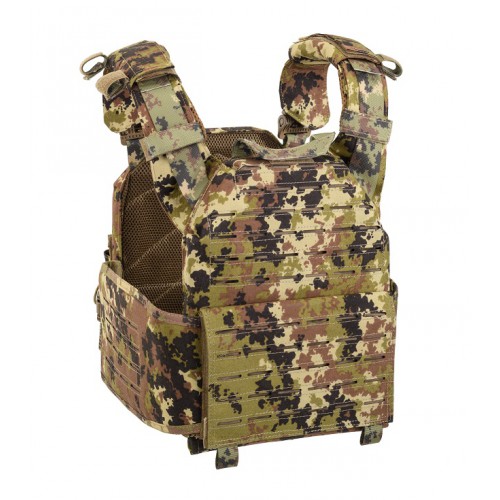 DEFCON 5 STORM PLATE CARRIER WITH QUICK RELEASE SYSTEM + TRIPLE MAG. POUCH GREEN [D5-BAV23 OD]