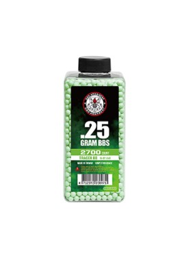 G & G TRACER PELLETS 0.25G GARRAFA 2700 BB VERDE [G07265]