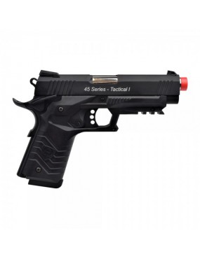 HFC PISTOLA A GAS 1911 SCARRELLANTE FULL METAL NERA [HG 171B] 2