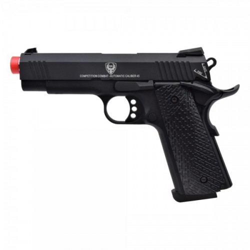 HFC 1911 GAS PISTOL BLOWBACK FULL METAL BLACK [HG 171B]