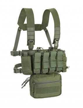 OUTAC COMBO MINI CHEST RIG GREEN [OT-RC201 OD]