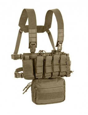 OUTAC COMBO MINI CHEST RIG COYOTE TAN [OT-RC201 CT]